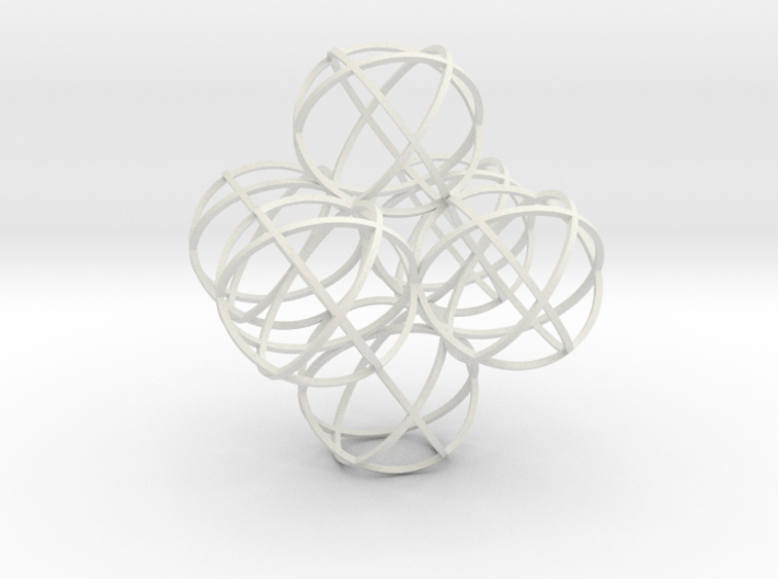 Packed Spheres Octahedron 3d printed