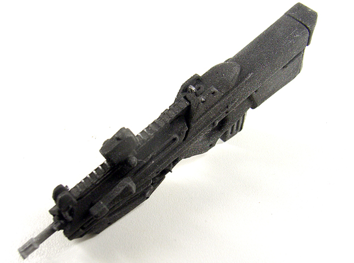 1:6 scale bullpup rifle 2 3d printed WSF painted black