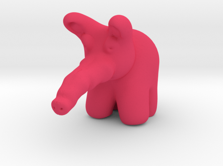 Pink Elephant from Dumbo 3d printed
