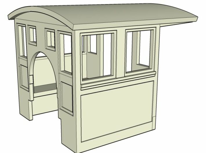 HOn30 Cab for 2-8-0 steam loco, mk.2 3d printed