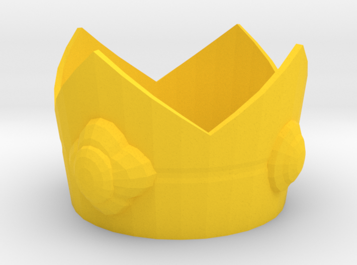 Princess Daisy cosplay mini crown 3d printed