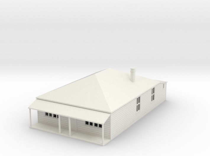 Old style House 1:120 3d printed