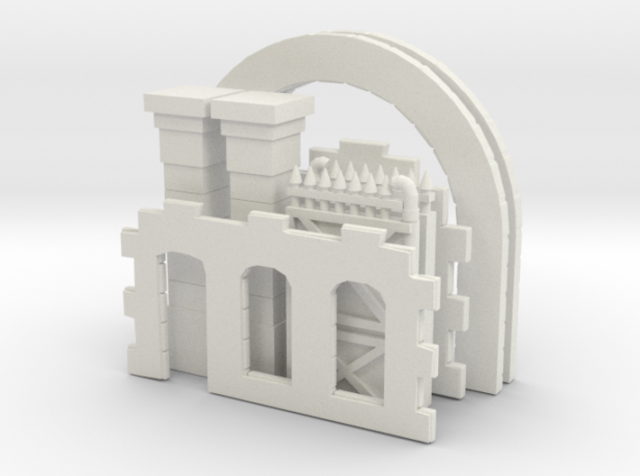 1/220 WW1 France magazine bunker parts 3d printed