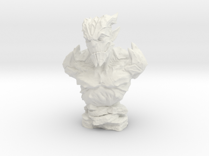 Gargoyle Bust 2 (4.4in - 11.3cm) 3d printed