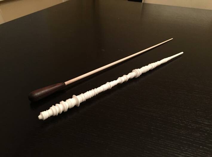 Beethoven Symphony No. 5 - Baton | Thick 3d printed Photo Courtesy: Conductor Lawrence Loh of the Pittsburgh Symphony Orchestra