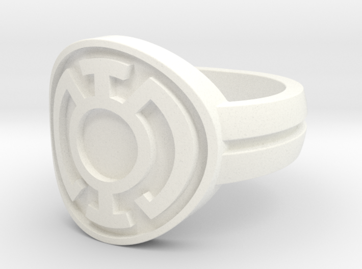 Blue Lantern Double Banded Sz 8 3d printed
