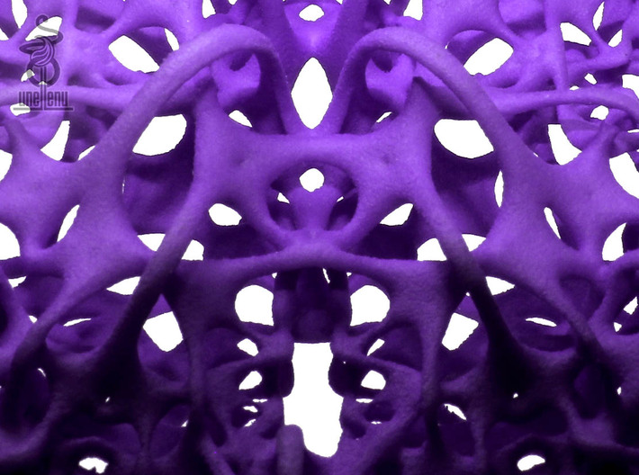 3D fractal: 'Woven Flower' 3d printed 