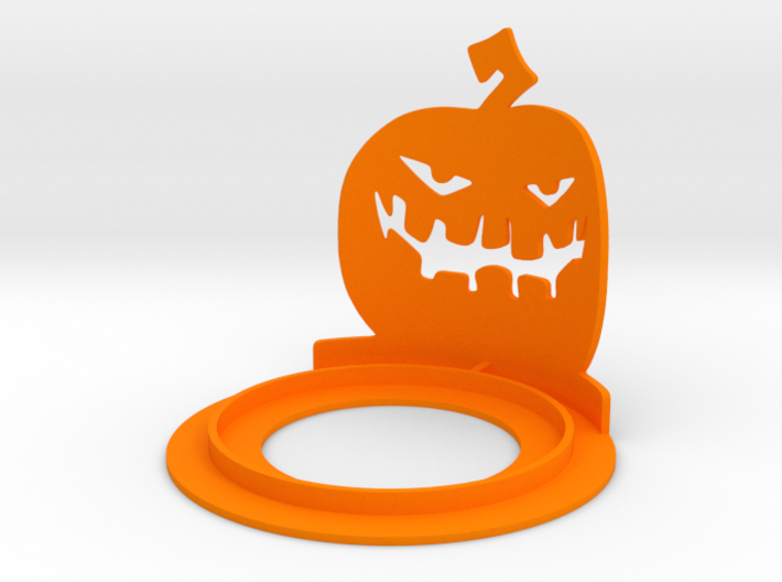 Halloween Pumpkin Tea Candle Holder 3d printed 