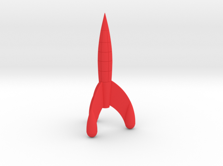 TinTin Rocket 3d printed