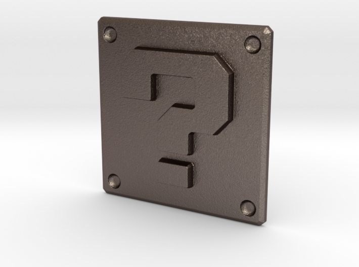 Question mark panel 3d printed