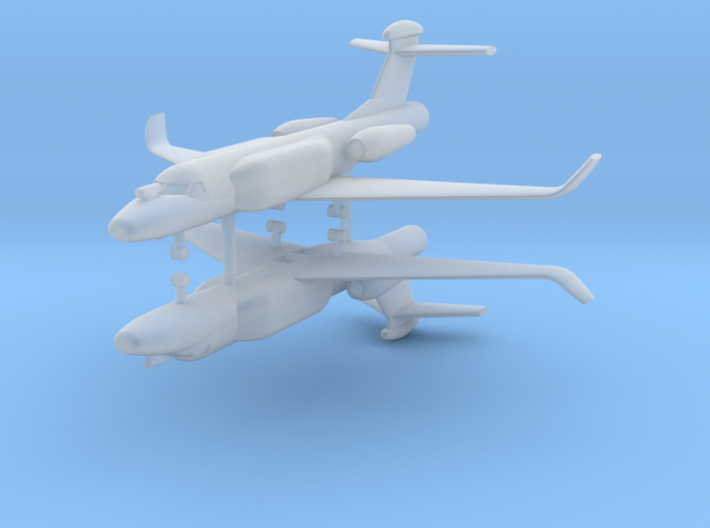 1/700 G550 Conformal Airborne Early Warning (x2) 3d printed