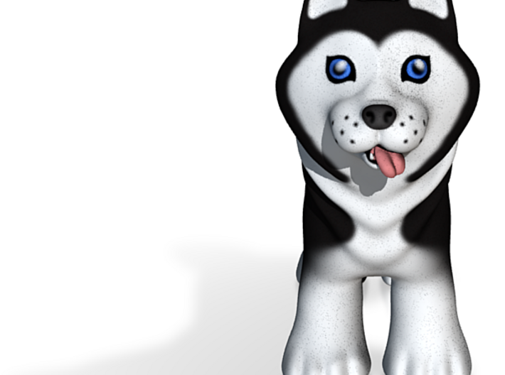 Wittle Husky Doggie 3d printed