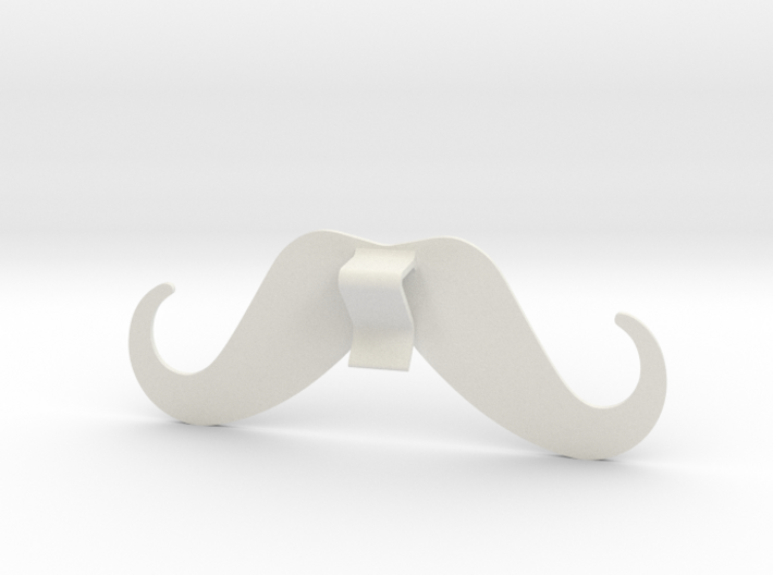 Mug &amp; glass accessories Mustache 4 3d printed