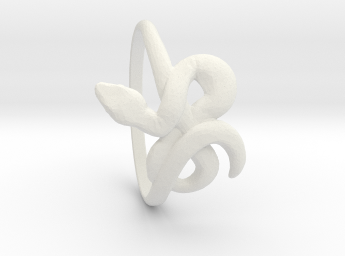 Slytherin Snake ring 3d printed