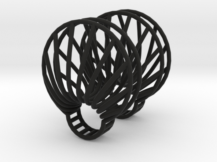 parameters | clamshell ring 2 3d printed