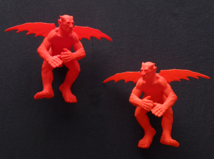 Flying devil, reversed 3d printed