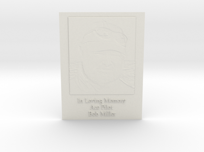 Bob Miller Memorial Embossed 3d printed
