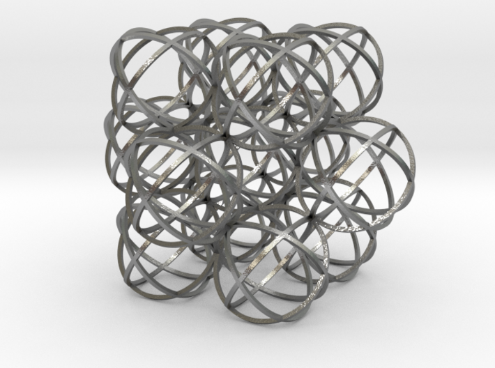 Packed Spheres Cuboctahedron 3d printed