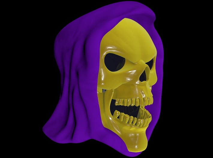 Filmation Skeletor (rage face) 3d printed 