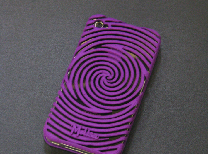 IPhone 4/4S - Swirl Case 3d printed