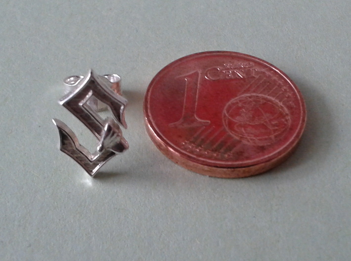 Sabaton Pin Earring 3d printed thanks to SabatonFan Regine for the picture!