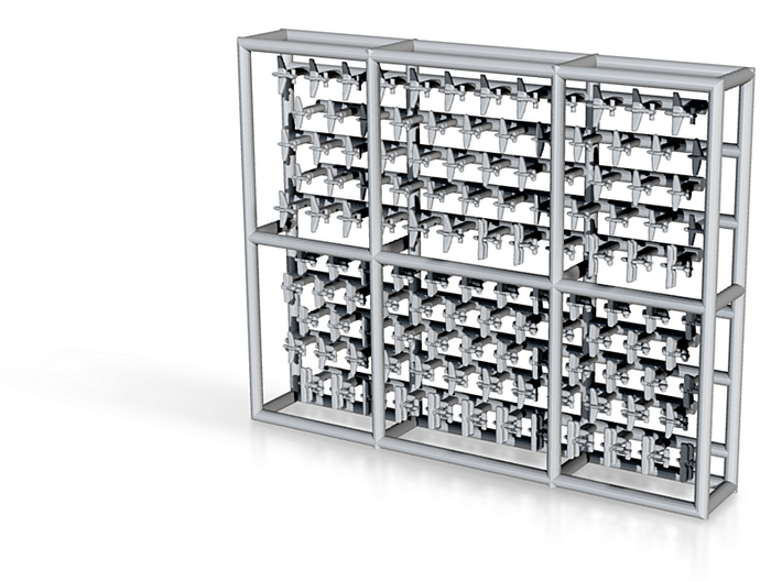 1/3000 Axis Aircraft Pack 3d printed