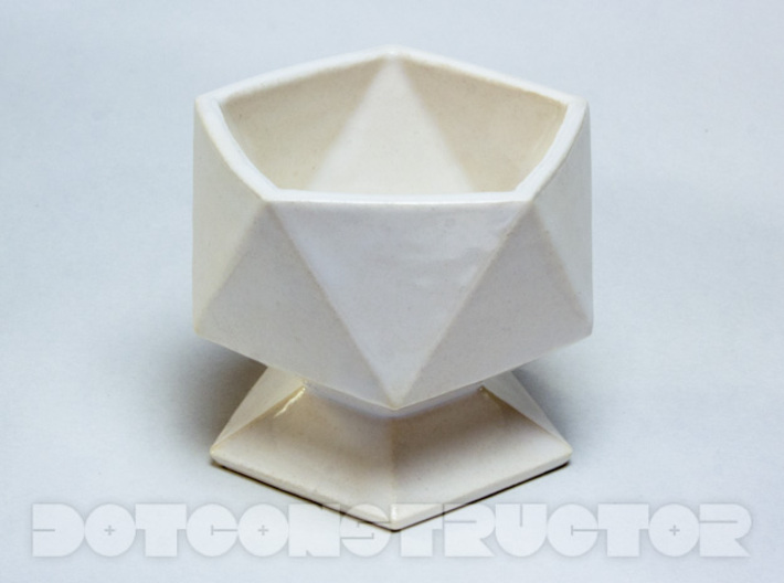 Icosahedral Cup 3d printed