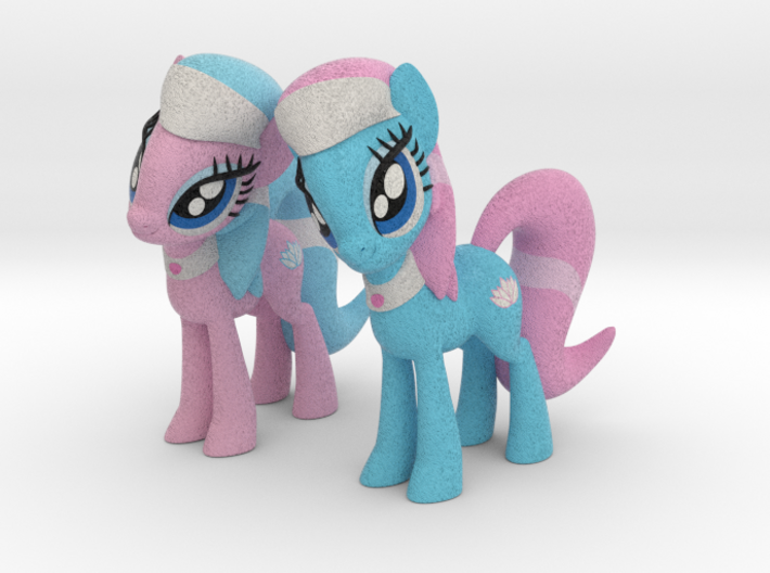 Spa Ponies 3d printed