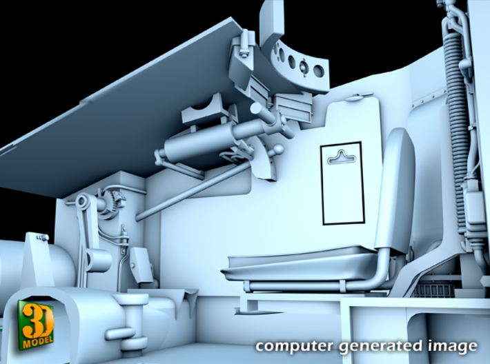 M110 driver compartment 3d printed M110 driver compartment