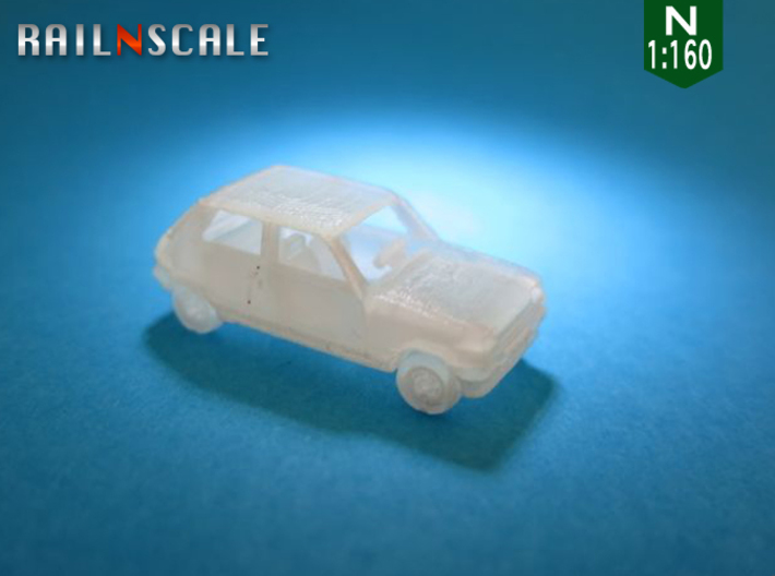 Renault 5 GTL (N 1:160) 3d printed 