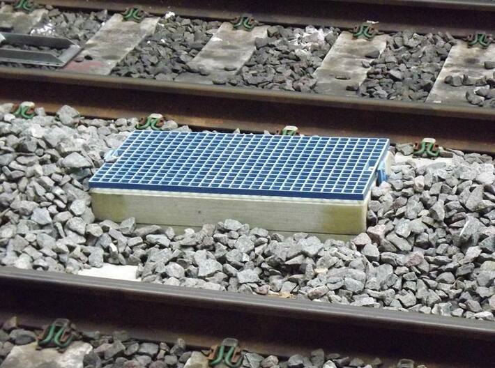 L-01 Catch Pits (Pack of 12) 3d printed A Catchpit at Reading Station