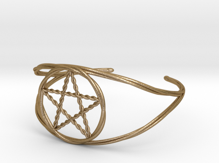 Woven Pentacle cuff/armband 3d printed 