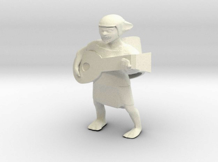 The Spoony Bard 3d printed Shapeways render, edited to show detail