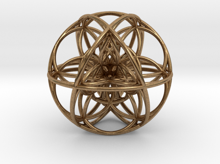 Cuboctahedral Flower of Life Sacred Geometry 3d printed