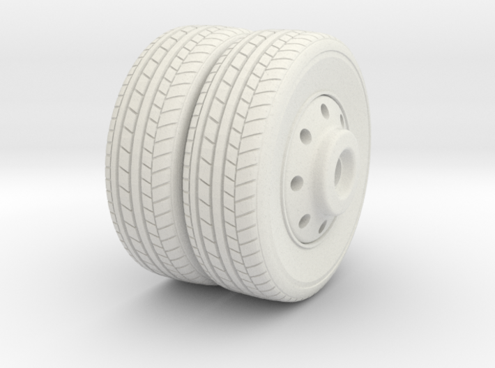 1/87 HO Seagrave Tractor Rear Wheel 3d printed