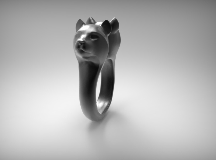 Bobcat Ring 3d printed 