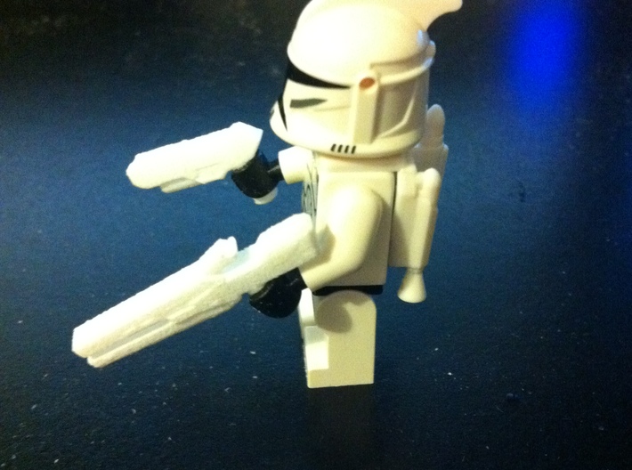 Custom weapon system pack for Lego minifigs 3d printed Add a caption...