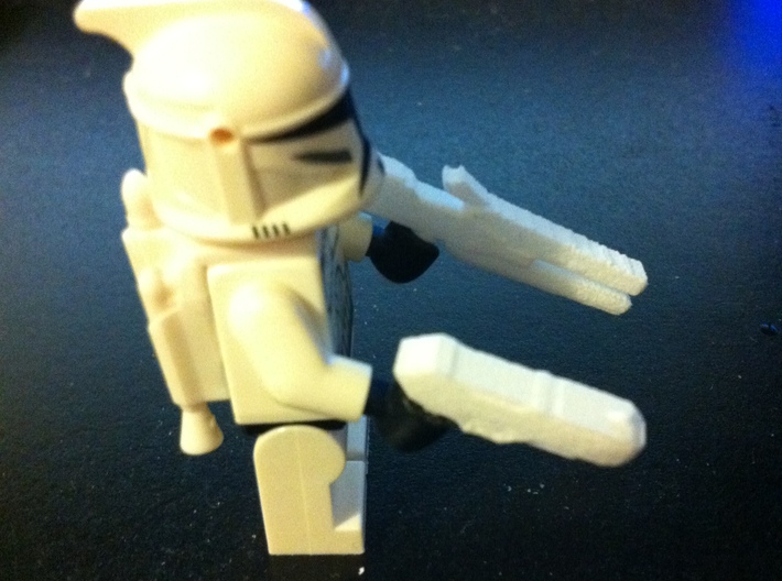 Custom weapon system pack for Lego minifigs 3d printed Add a caption...