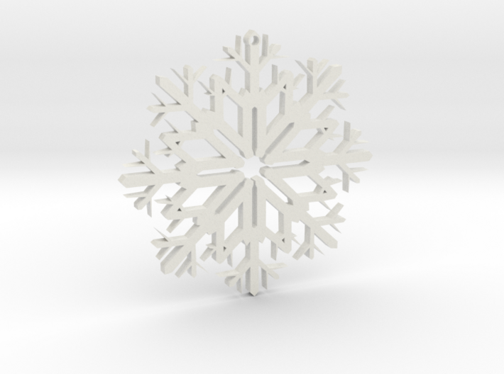 SnowFlake Design 3d printed