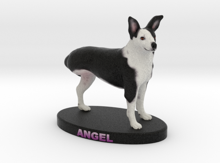 Custom Dog Figurine - Angel 3d printed