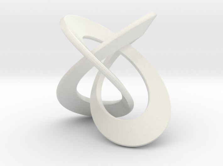 Figure-of-eight-band-scaled 3d printed