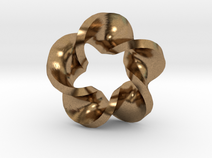 Five Twist Mobius 3d printed