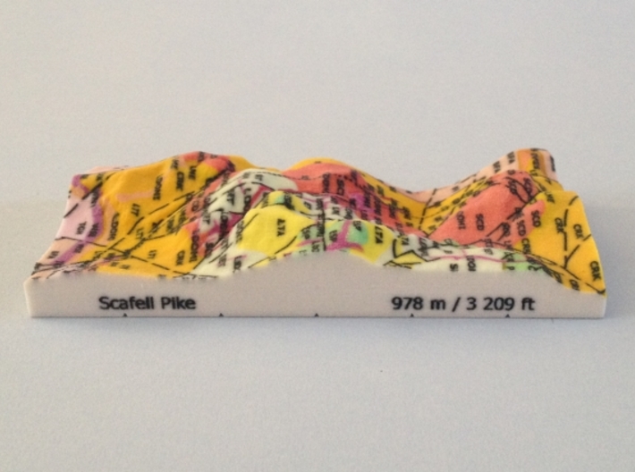 Scafell Pike - Strata 3d printed Photo of Scafell Pike - Strata model