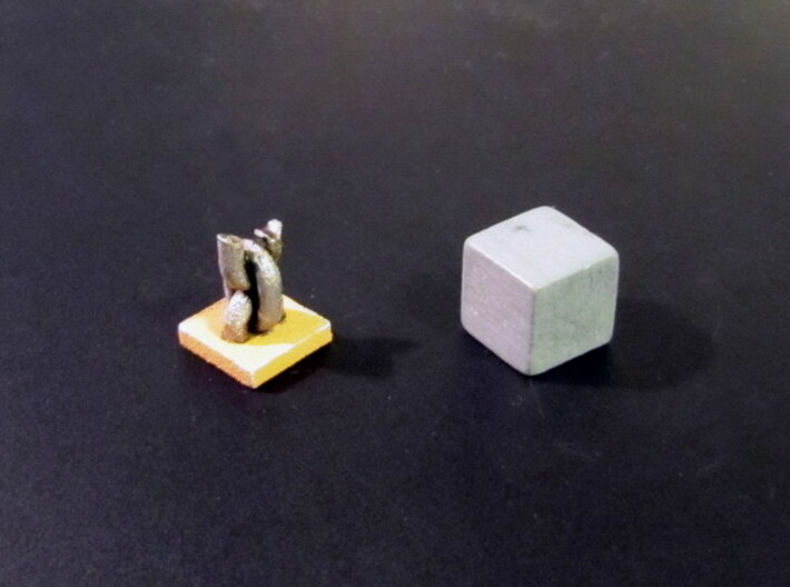 Freed Slave Tokens (96 pcs) - &quot;Broken Chain&quot; 3d printed Painted token. 10mm cube for scale.