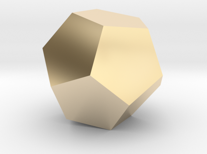 Dodecahedron 3d printed