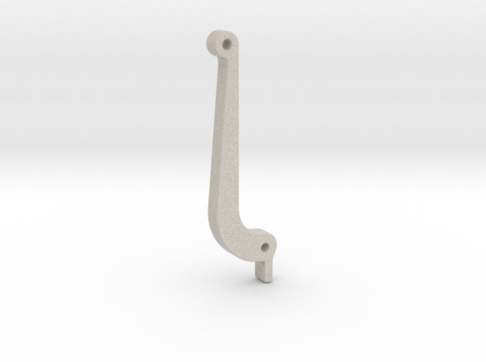 1 1/2&quot; Scale Nathan Whistle Valve Handle 3d printed