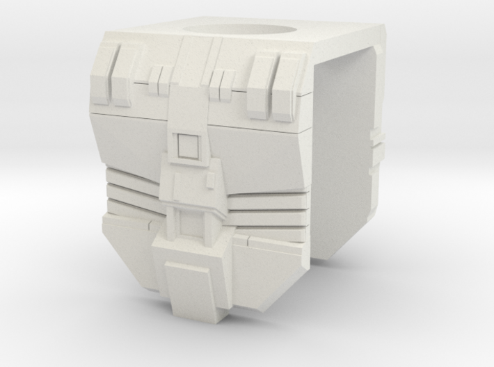 Custom futuristic space armor for Lego minifigs 3d printed