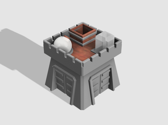 Clash of Clans Clan Castle 3d printed 
