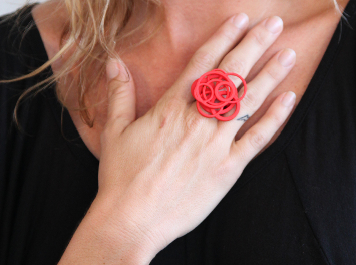 Circle Ring size 7 3d printed Add a caption...