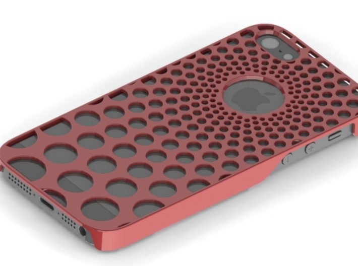 Iphone5 Cover Phi Spiral Bubble 3d printed